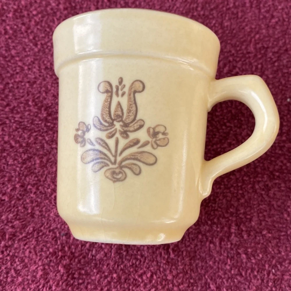 Pfaltzgraff Village Demitasse Cup and Saucer - Vintage